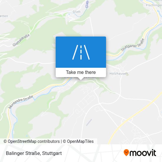 Balinger Straße map