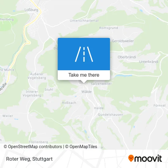 Карта Roter Weg