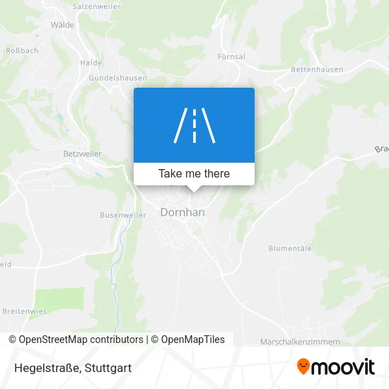 Карта Hegelstraße