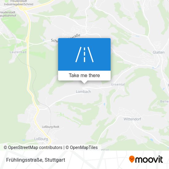 Карта Frühlingsstraße