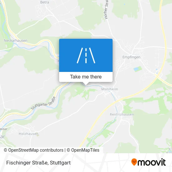 Карта Fischinger Straße