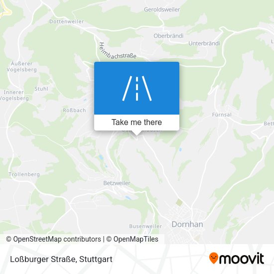 Карта Loßburger Straße