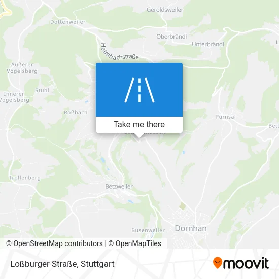 Карта Loßburger Straße