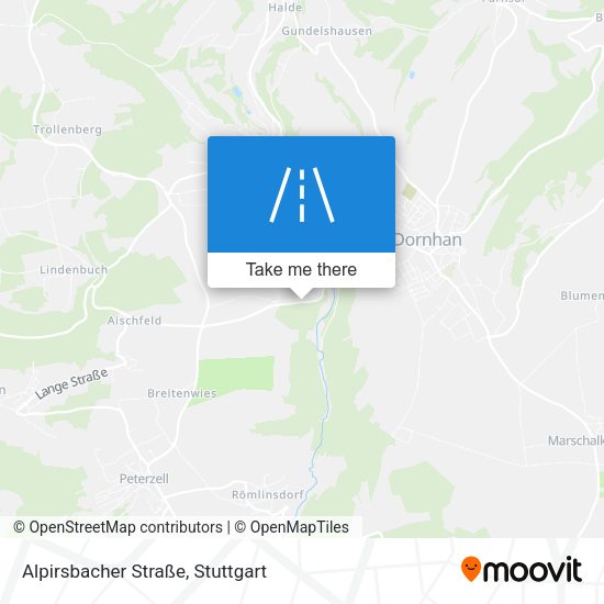 Alpirsbacher Straße map