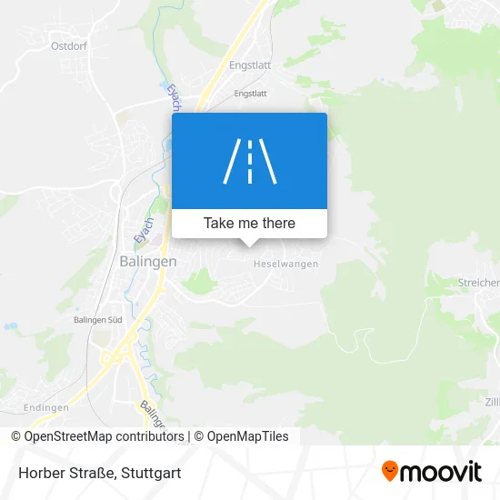 Карта Horber Straße