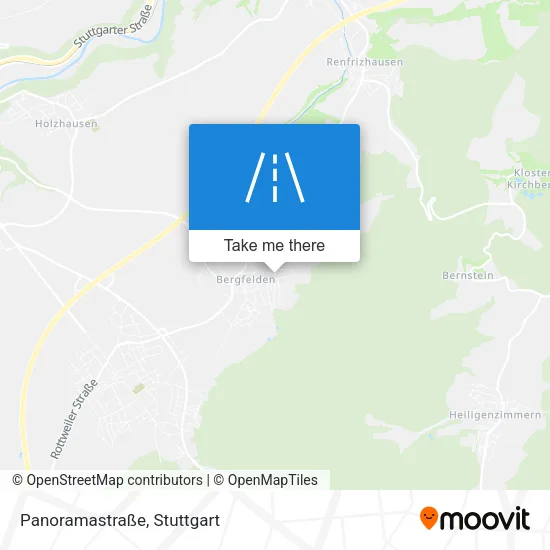 Карта Panoramastraße