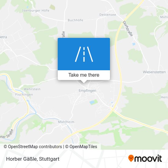 Horber Gäßle map