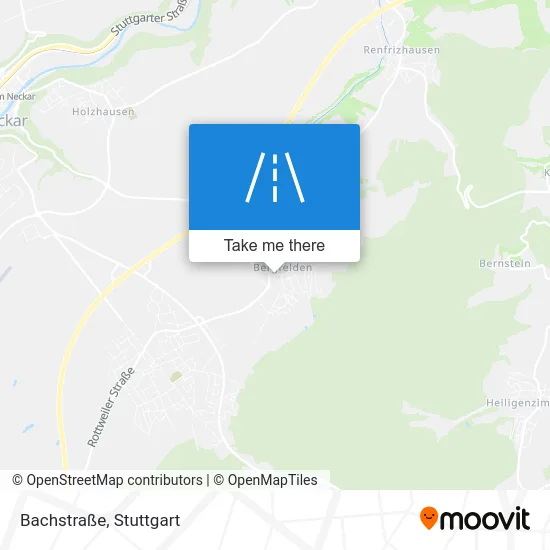 Карта Bachstraße