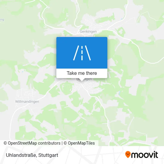 Карта Uhlandstraße