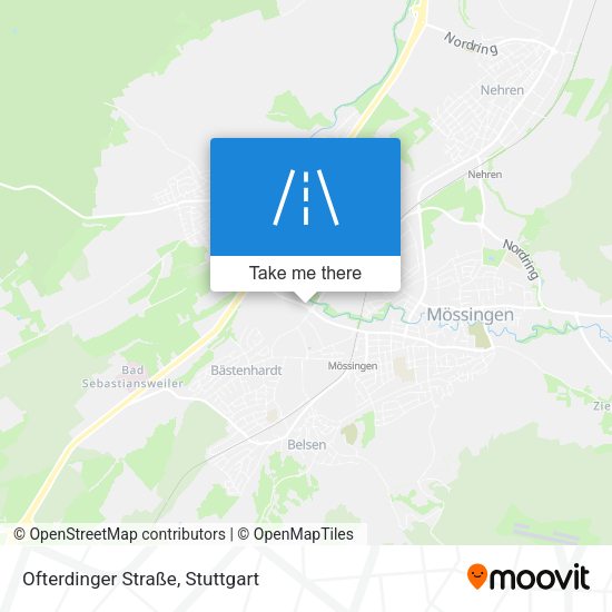 Ofterdinger Straße map
