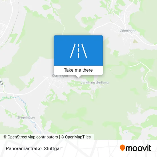 Карта Panoramastraße