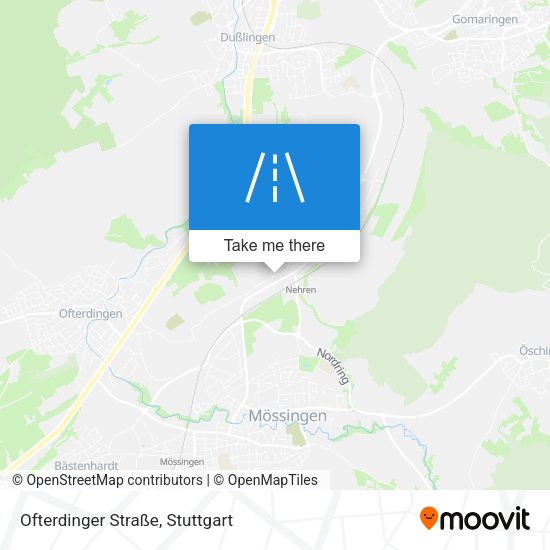 Ofterdinger Straße map