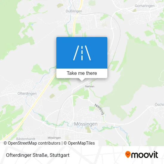 Ofterdinger Straße map