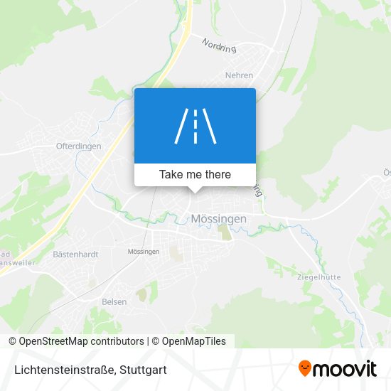 Lichtensteinstraße map