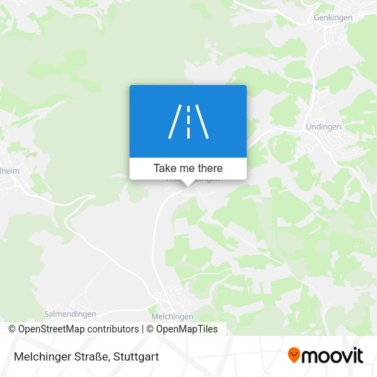 Карта Melchinger Straße