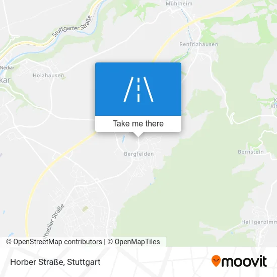 Карта Horber Straße
