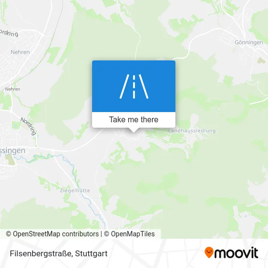 Карта Filsenbergstraße