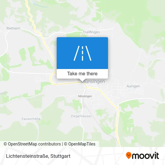Карта Lichtensteinstraße