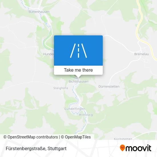 Карта Fürstenbergstraße