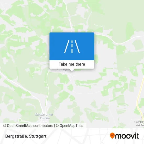 Карта Bergstraße