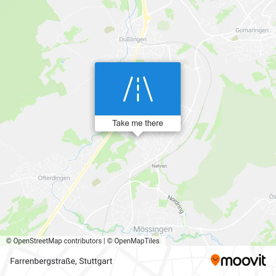 Карта Farrenbergstraße