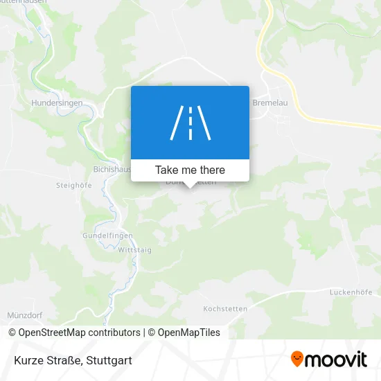 Карта Kurze Straße