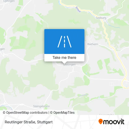 Карта Reutlinger Straße