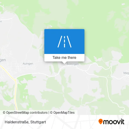 Haldenstraße map