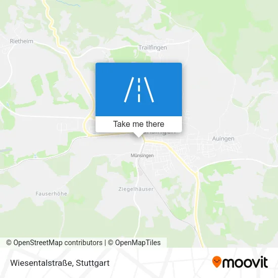 Карта Wiesentalstraße