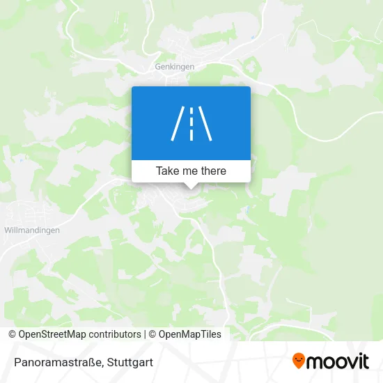 Карта Panoramastraße