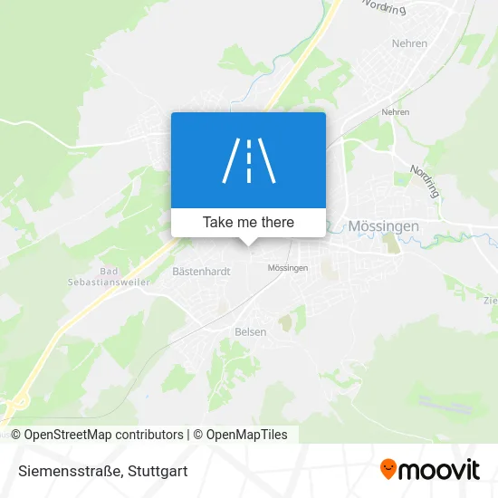 Карта Siemensstraße