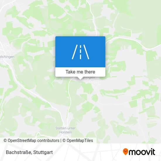 Карта Bachstraße