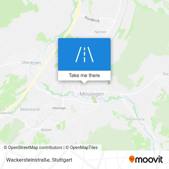 Карта Wackersteinstraße