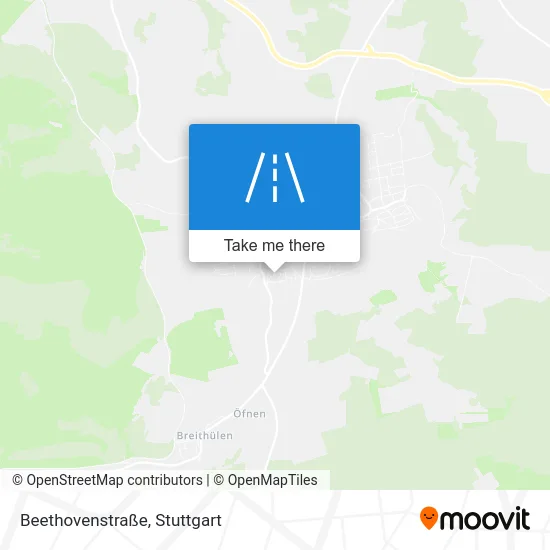 Карта Beethovenstraße