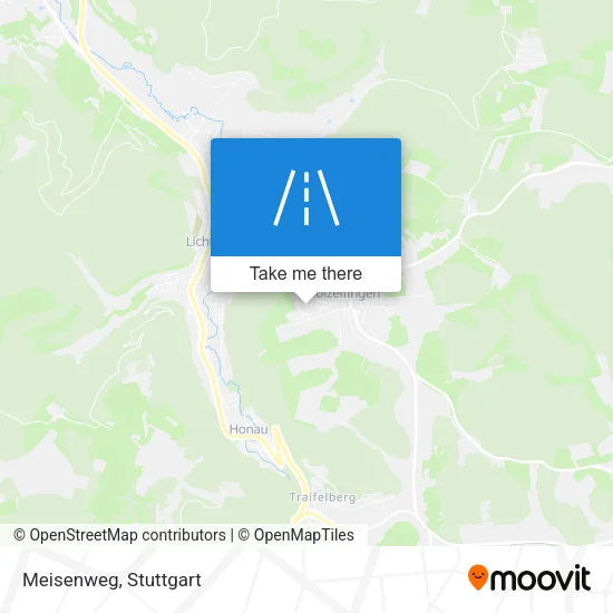 Карта Meisenweg