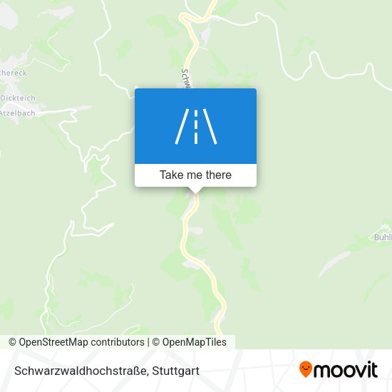 Schwarzwaldhochstraße map