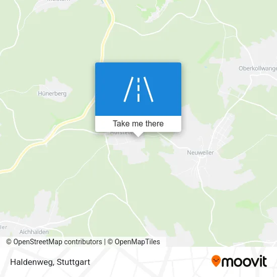Haldenweg map