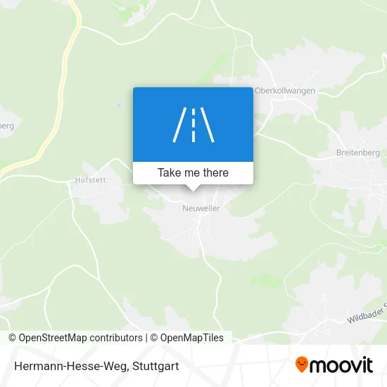 Карта Hermann-Hesse-Weg