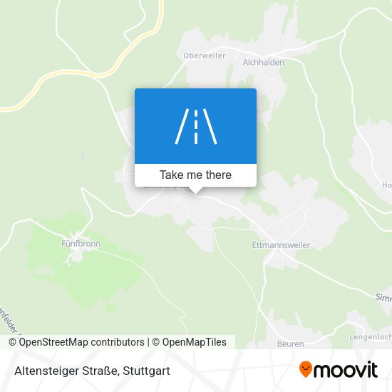Altensteiger Straße map