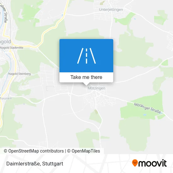 Карта Daimlerstraße