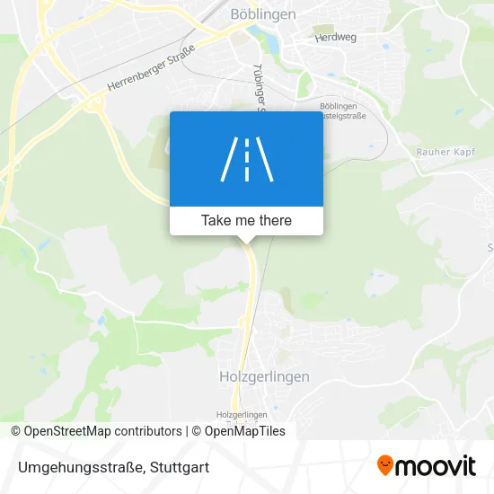 Карта Umgehungsstraße