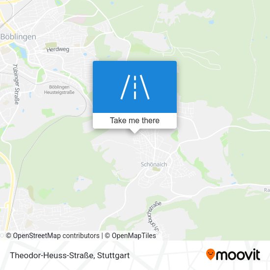 Theodor-Heuss-Straße map