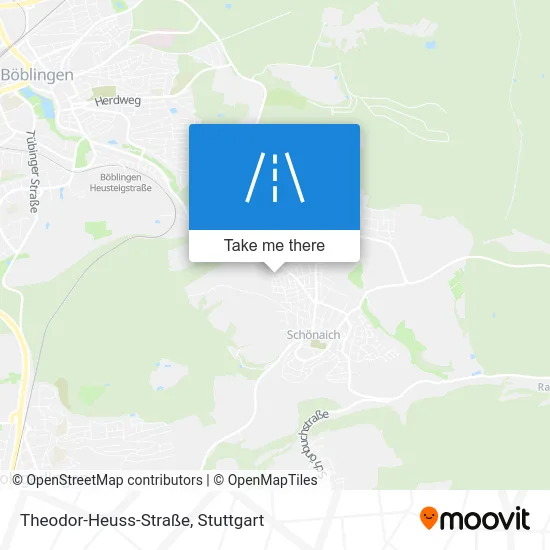 Карта Theodor-Heuss-Straße