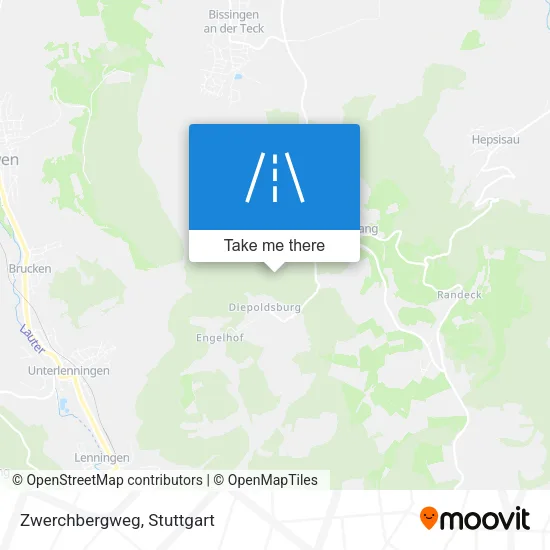 Карта Zwerchbergweg