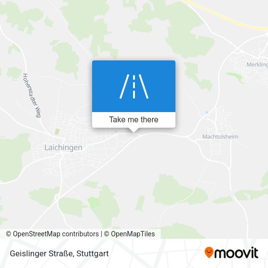 Geislinger Straße map