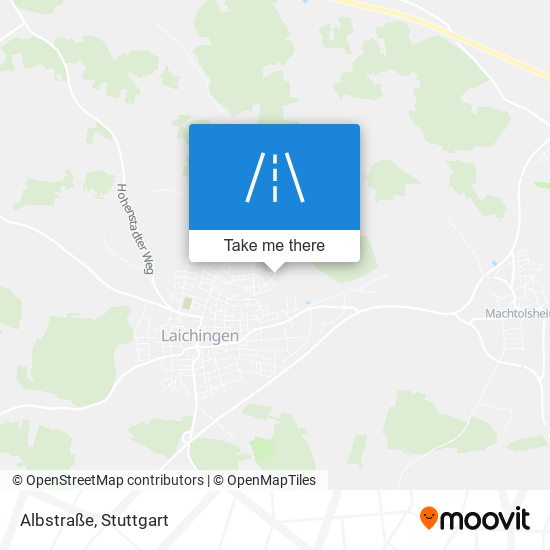 Карта Albstraße