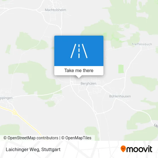 Карта Laichinger Weg