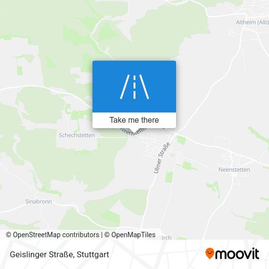 Geislinger Straße map