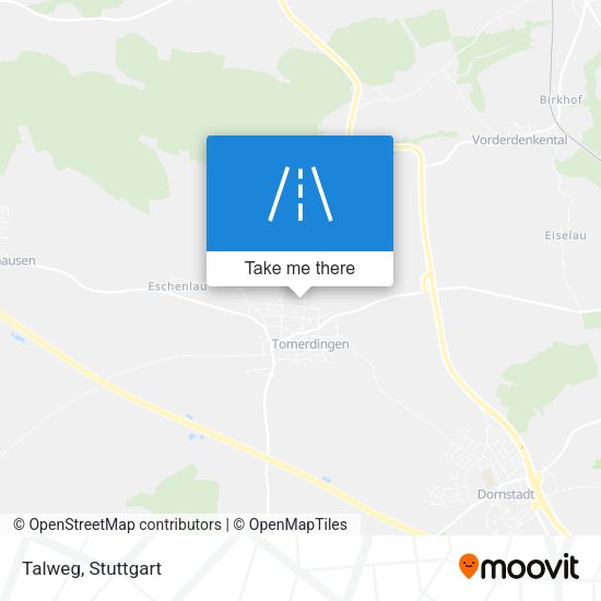 Talweg map