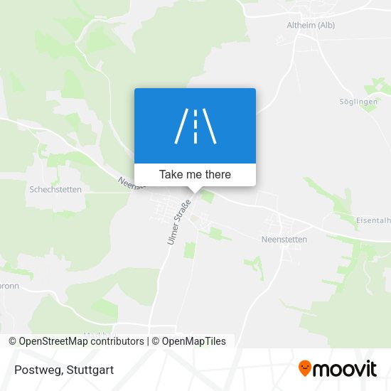 Карта Postweg
